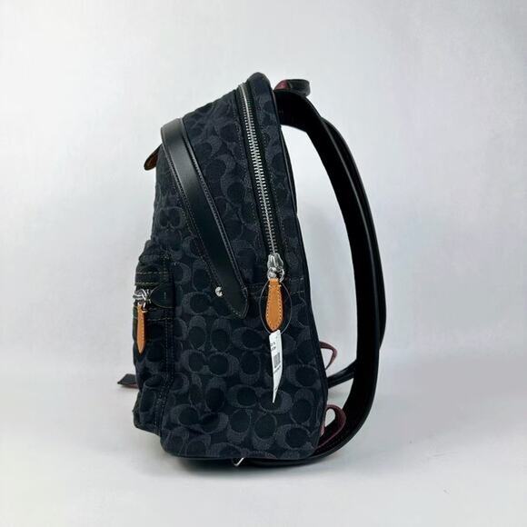 COACH  CG021 Charter Backpack In Signature Denim - Picture 4 of 10